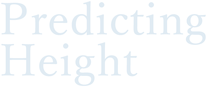 Predicting Height